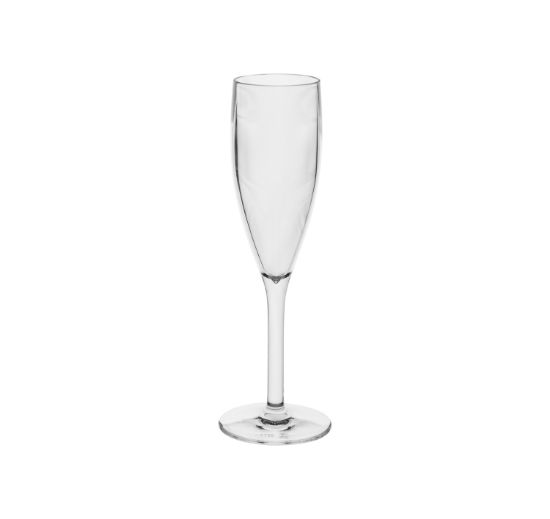 Picture of GLASSWARE POLYCARBONATE - CHAMPAGNE FLUTE 190ML (6) (GPC0190)