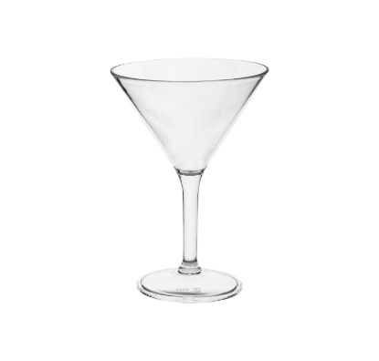 Picture of GLASSWARE POLYCARBONATE - MARTINI CUP 280ML (6) (GPM0280)