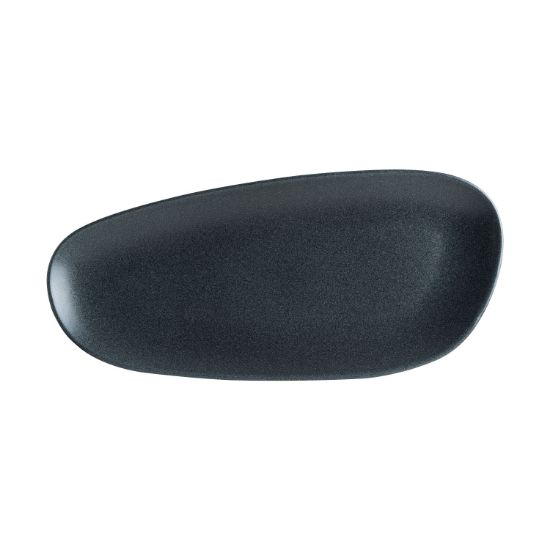 Picture of GRAPHITE - ORGANIC RECTANGULAR PLATE - 36CM (12) (GRPVAO36DT)