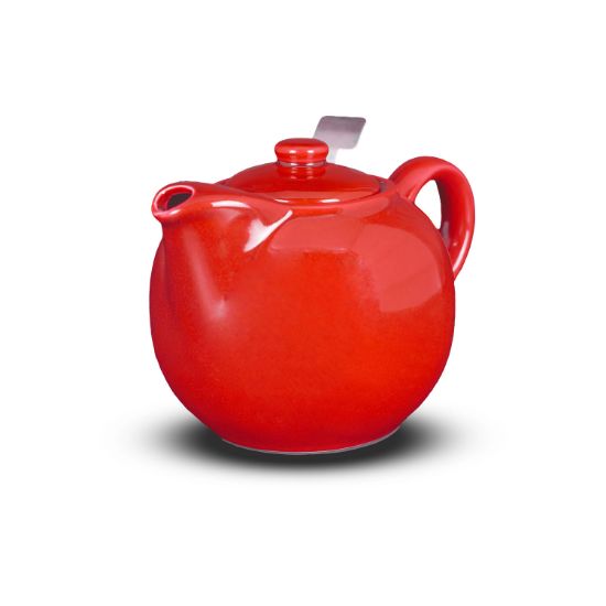 Picture of ITALIA - RED - TEAPOT - 600ML (4) (GS-R804T-R)