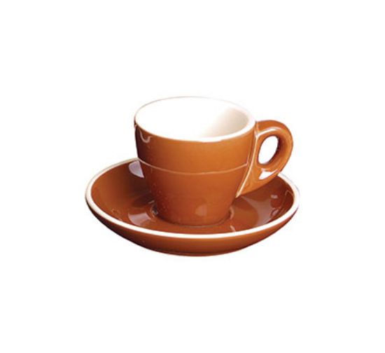 Picture of ITALIA - BROWN - ESPRESSO SAUCER - 12.5CM (12) (GS-R806S-BR)