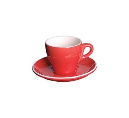 Picture of ITALIA - RED - ESPRESSO SAUCER - 12.5CM (12) (GS-R806S-R)