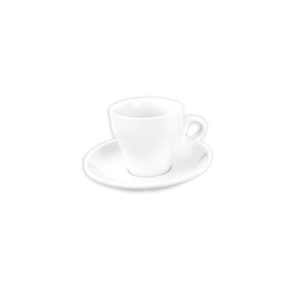 Picture of ITALIA - WHITE - ESPRESSO SAUCER - 12.5CM (12) (GS-R806S-W)