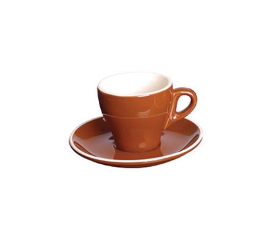 Picture of ITALIA - BROWN - CAPPUCCINO CUP - 160ML (12) (GS-R808C-BR)