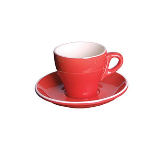 Picture of ITALIA - RED - CAPPUCCINO CUP - 160ML (12) (GS-R808C-R)