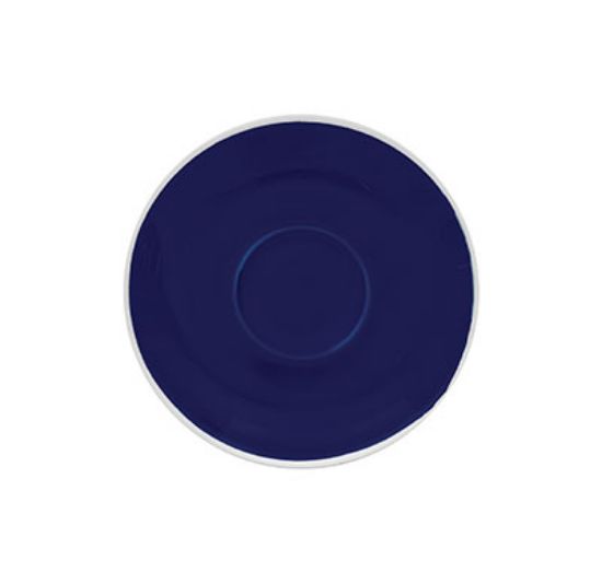 Picture of ITALIA - BLUE - CAPPUCCINO SAUCER - 14.1CM (12) (GS-R809S-BL)