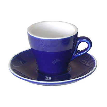 Picture of ITALIA - BLUE - CAPPUCCINO CUP - 280ML (12) (GS-R812C-BL)