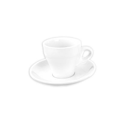 Picture of ITALIA - WHITE - CAPPUCCINO CUP - 280ML (12) (GS-R812C-W)