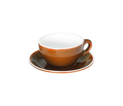 Picture of ITALIA - BROWN - OPEN CAPPUCCINO CUP - 210ML (12) (GS-R815C-BR)
