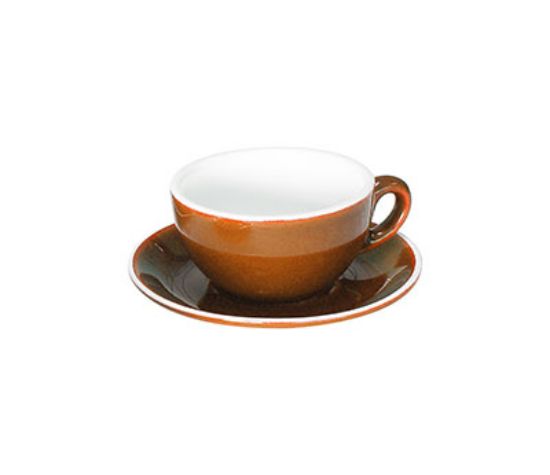 Picture of ITALIA - BROWN - OPEN CAPPUCCINO CUP - 210ML (12) (GS-R815C-BR)
