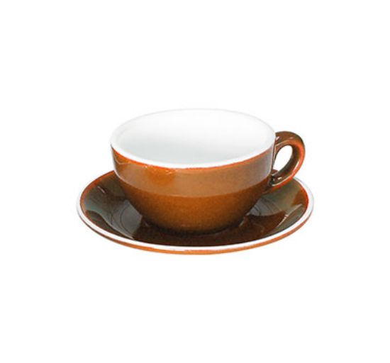 Picture of ITALIA - BROWN - CAPPUCCINO SAUCER - 14.1CM (12) (GS-R816S-BR)