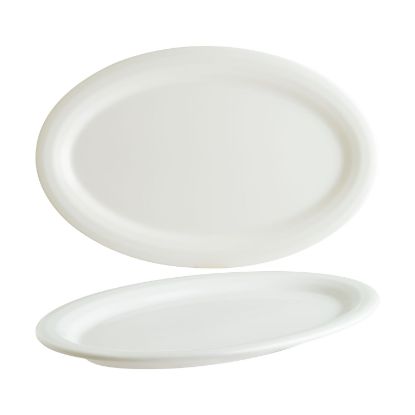 Picture of HALO - OVAL RIMMED PLATE - 36CM (6) (HAL360V)