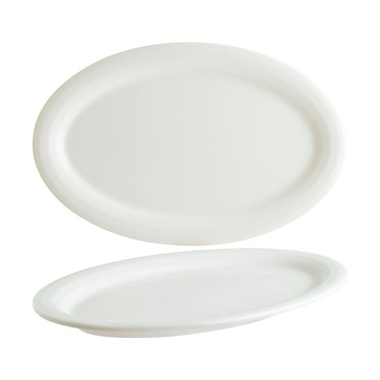 Picture of HALO - OVAL RIMMED PLATE - 36CM (6) (HAL360V)