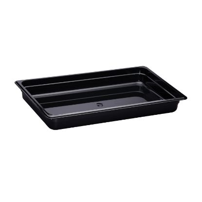 Picture of HIGH HEAT 1/1 GN FOODPAN BLACK 65MM D 8.5LT (HHF1001)