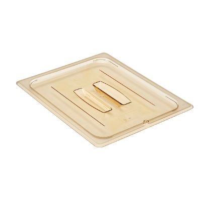 Picture of HIGH HEAT LID WITH HANDLE AMBER FOR 1/2 HIGH HEAT PANS (HHL0004)