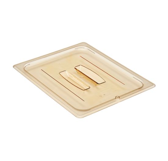 Picture of HIGH HEAT LID WITH HANDLE AMBER FOR 1/2 HIGH HEAT PANS (HHL0004)