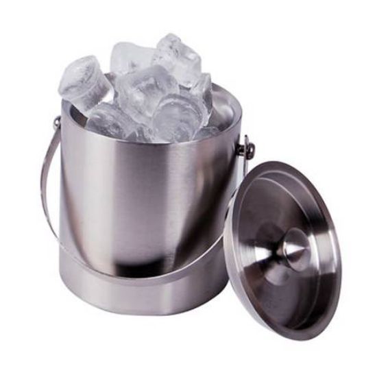 Picture of DOUBLE WALLED ICE BUCKET WITH LID - 1LT S/STEEL (IBD0001)