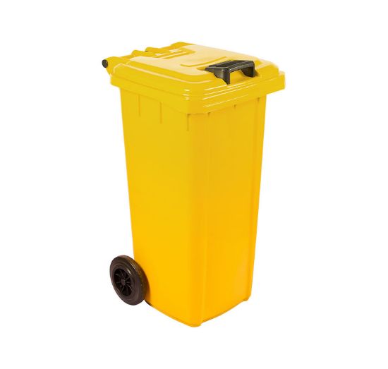 Picture of MOBILE REFUSE BIN 240LT (YELLOW) PLASTIC (IBP2240)