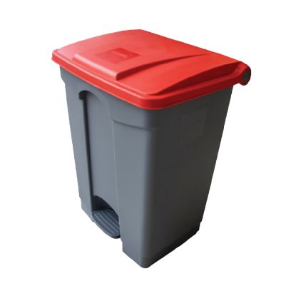 Picture of PEDAL BIN PLASTIC - 68 LITRE RED (IBP9168)