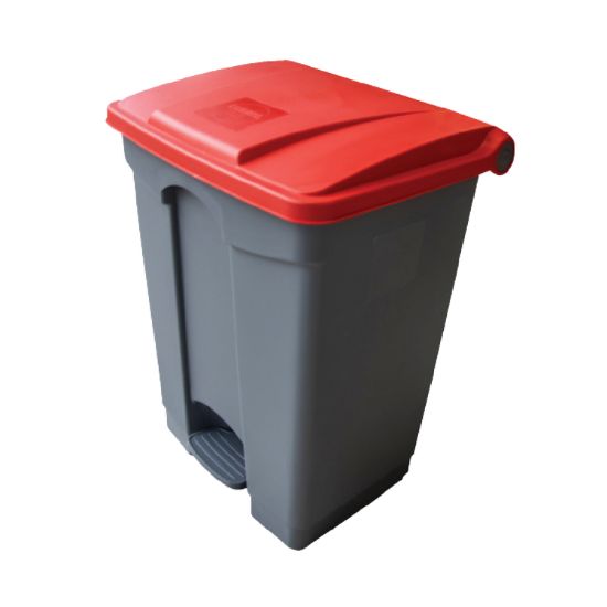 Picture of PEDAL BIN PLASTIC - 68 LITRE RED (IBP9168)