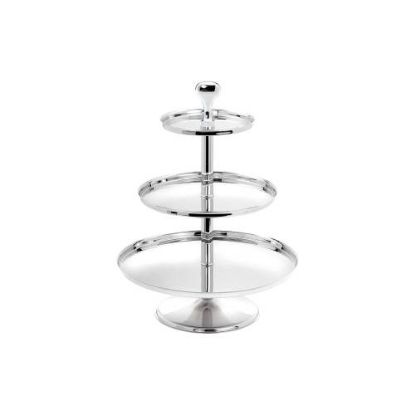 Picture of INFINITI CAKE STAND 3-TIER - 670MM (H) (DIAMETER: 258 / 385 / 512MM) (ICS0003)